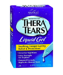 TheraTears gel for hybrid contact lenses 